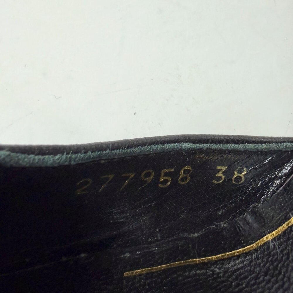 Gucci Platform Heels Python Purple Size 38 Runway… - image 8